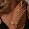 1 pièce Bracelet de doigt tendance pour femme Bijoux Accessoires Convient pour un Rendez-vous, une Fête, un Festival Cadeaux