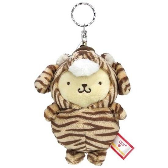 NICISanrio Characters Mascot Key Ring PompompurinTiger