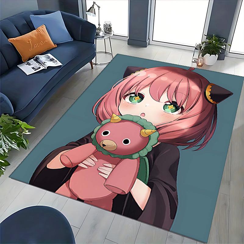 1pc Naruto Shippuden Sakura Anime Character Office Chair Mat - Cute Pink Hair Green Eyes Sakura Design - Non-Slip Carpet for Home Decor, Gaming Room,