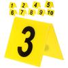 10 Pcs Signage Evidence Marker Number Multi-Function Desktop Floor Acrylic Game Supply Office