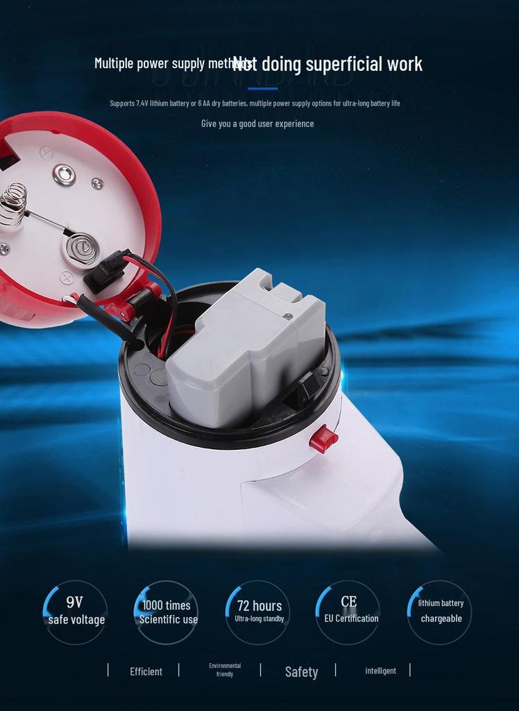 Thunder King CR-78 Handheld Megaphone with Recording, Card Slot, 35W Horn Speaker for Outdoor Use
