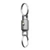 Durable Titaniums Alloy Keychain Accessory With 360 Degree Rotation And Secure Locking Mechanism For Keys