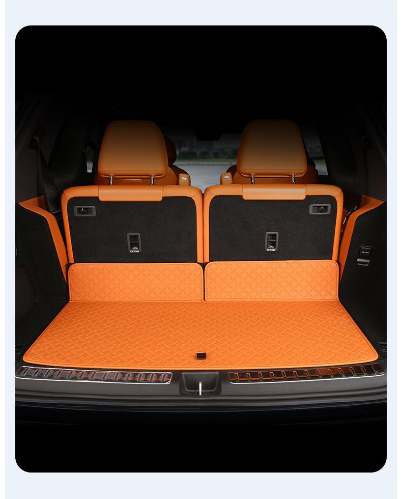 Full Coverage Nappa Leather Trunk and Backrest Mat for 2024/25 AITO M9 Five/Six-Seater