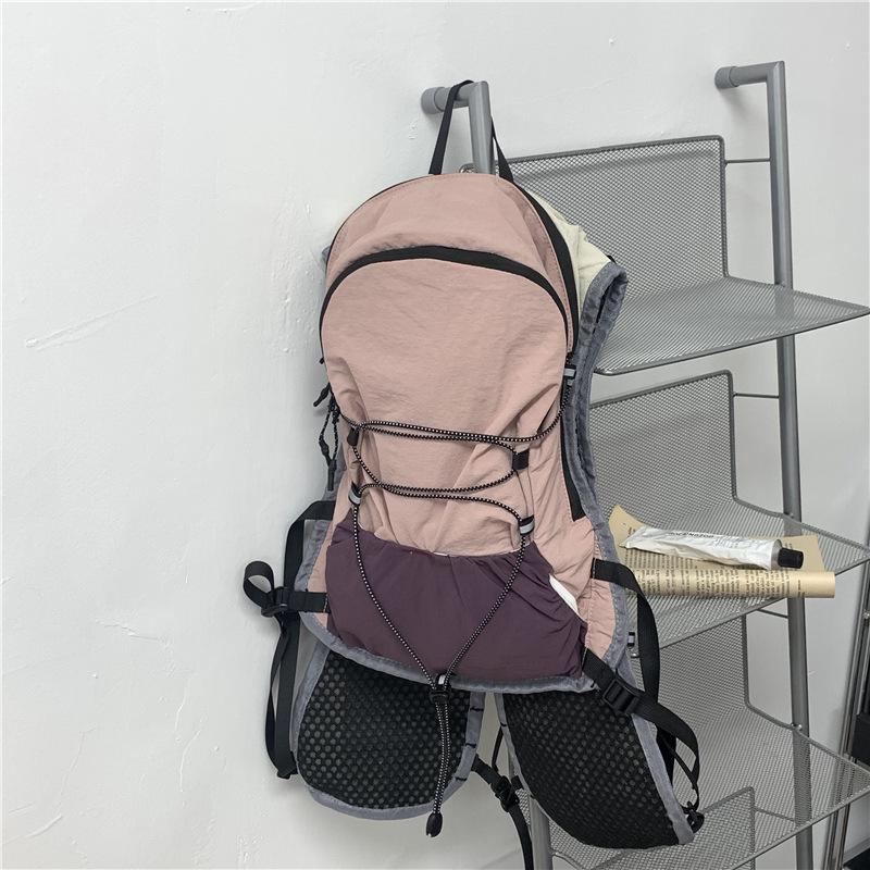 Schoolbag Functional Wind Backpack Men and Women 1011 New Lightweight Travel Backpack Lightweight Waterproof Mountaineering Bag Outdoor Socks Puppet