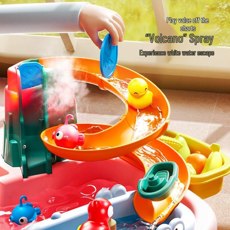 Kids' Electric Dishwashing Station & Water Play Basin Toy