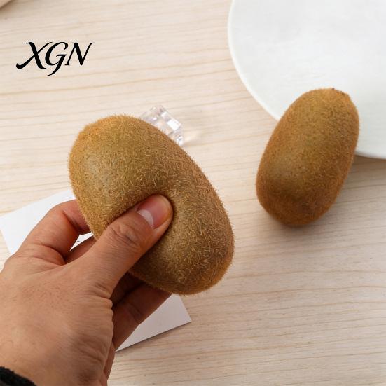 Realistic Fruit Toy Simulated Kiwifruit Squeeze Slow Rising Stress Relief Sensory Mini Ball Anti-Anxiety Shape Office Desk Relaxation