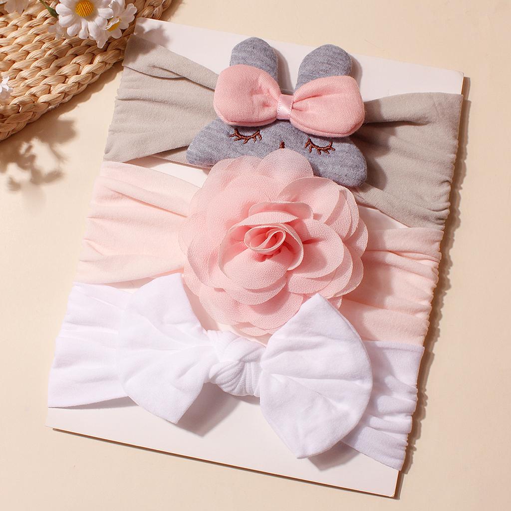 New Cute Baby Headband Comfortable Soft Elastic Nylon Baby Fontanelle Headband Children s Headband 1 белый
