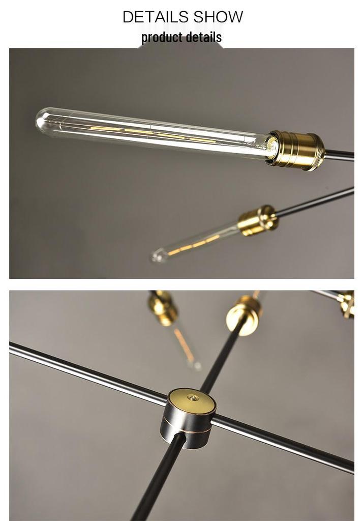 Nordic Retro Chandelier for Living Room, Villa, Loft, or Hotel