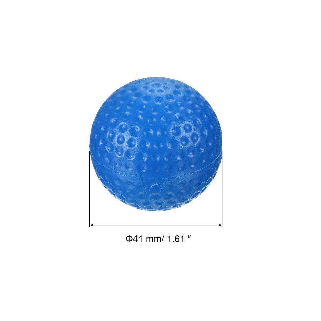 PATIKIL Golf Practice Balls 16 Pieces Plastic 41mm Outer Diameter Hollow Flight Training Indoor Outdoor Swing Practice Blue