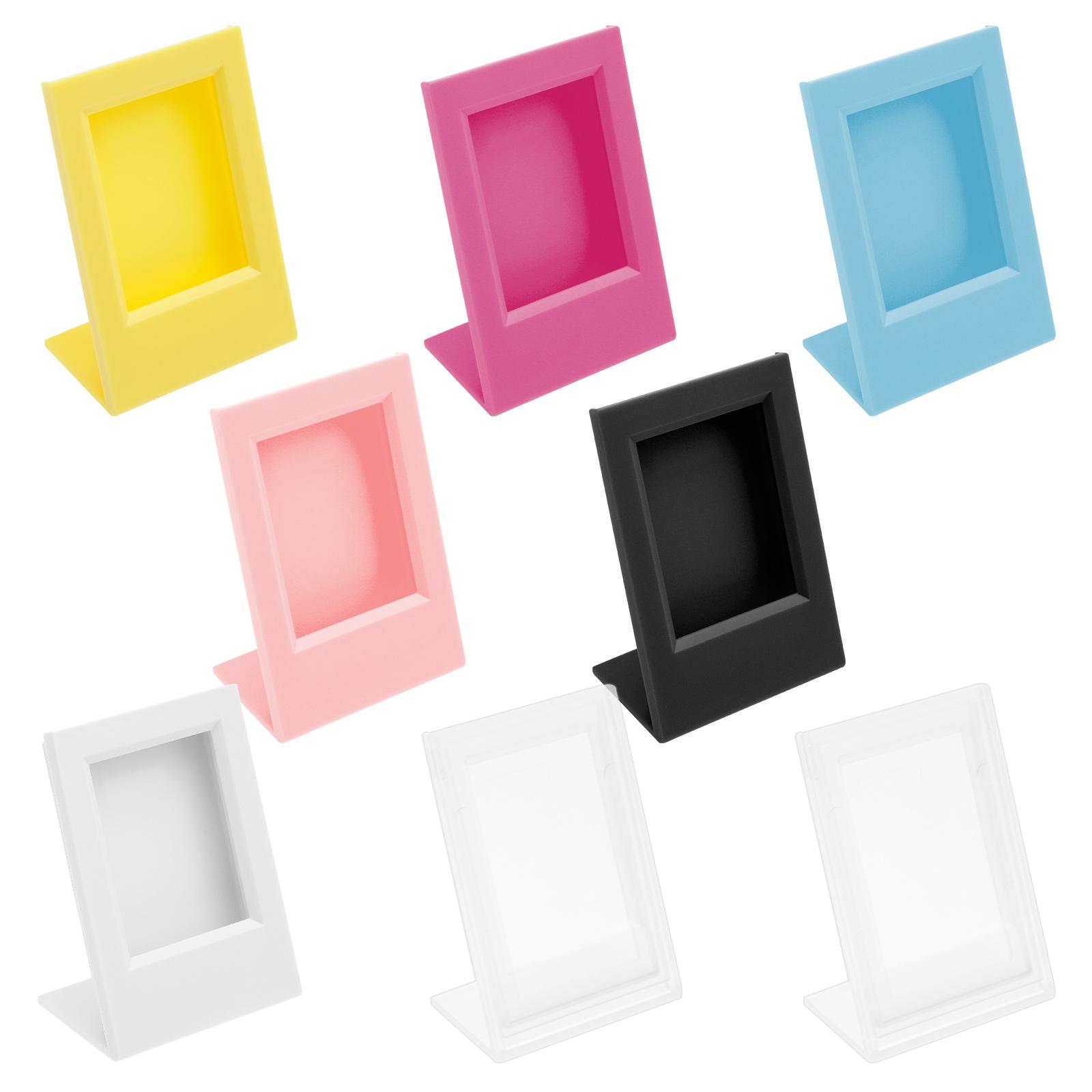

3 Inch Mini Photo Frame For Polaroid Mini Classic Vertical Picture Frame Creative Seven-color Set Color Desktop Photo Frame