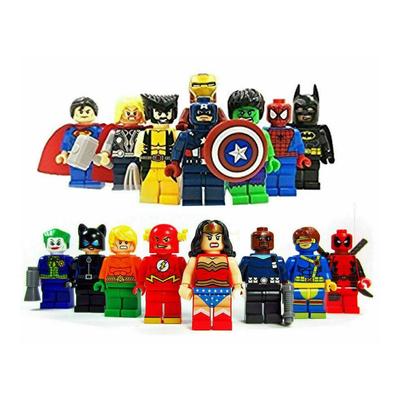 16 Stk. Marvel Avengers Superhelte Mini Figurer Dc Sæt Passer til Lego