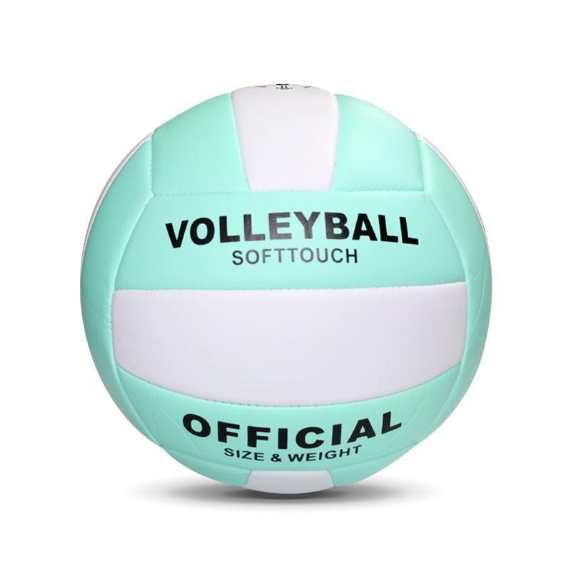 PVC Machine-Sewn Soft Volleyball for Junior High Students - Competition & Beach Training Volleyball