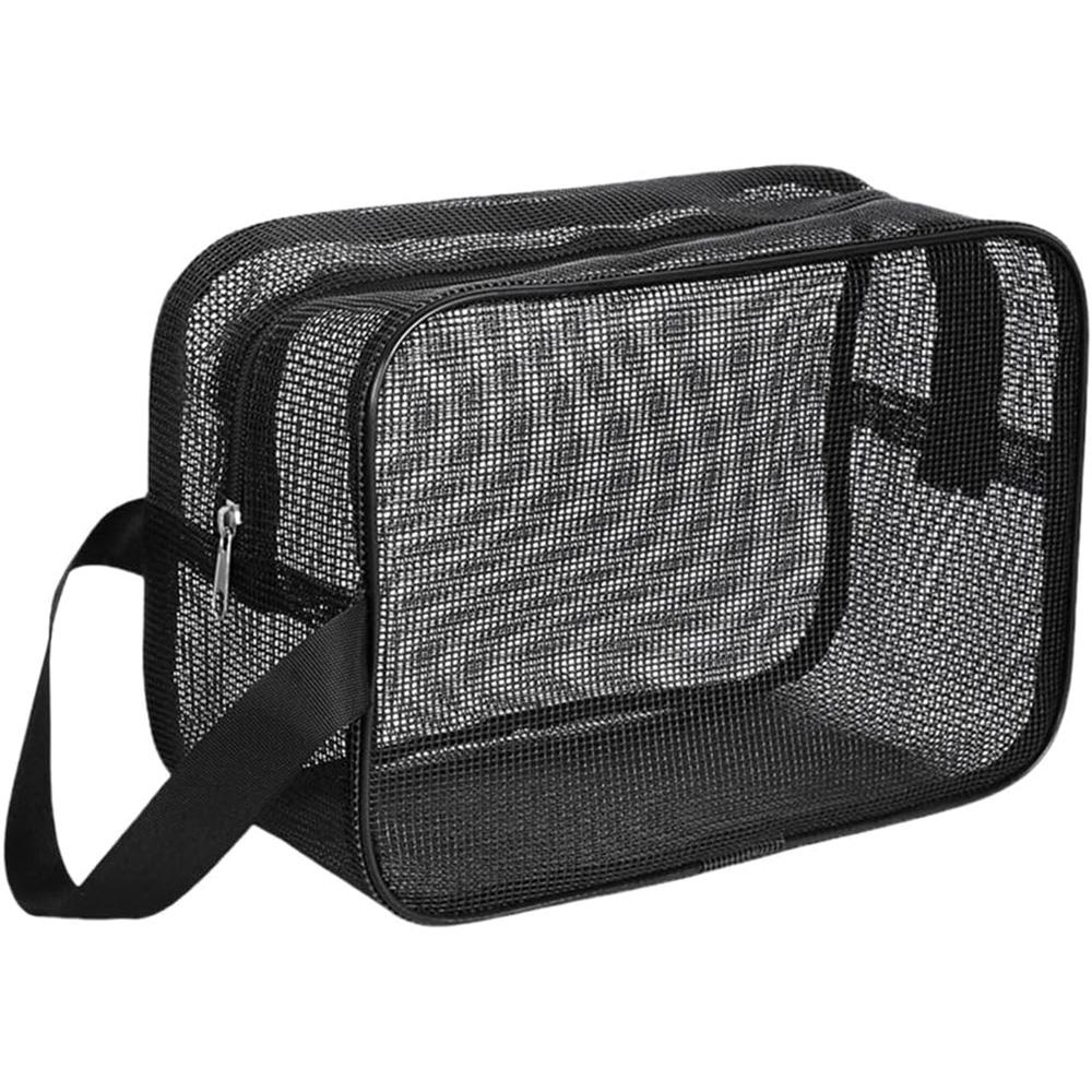 

Mesh shower storage bag handbag - Makeup storage bag - Multi-functional shower bag -Large capacity portable toiletry storage box
