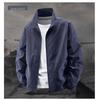 2025 Bestseller: American Style Men's Windproof Waterproof Stand Collar Jacket for Spring & Autumn - Versatile Casual Sport Outdoor Outerwear.