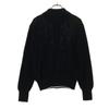PLAIN PEOPLE By Color Long Sleeve Double Zip Cotton Knit Jacket 4 Black Women Used