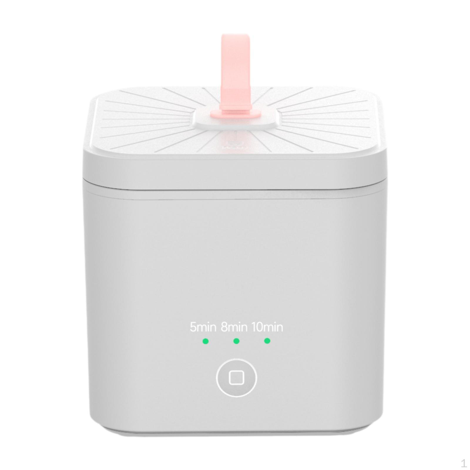 

Портативний ультразвуковий очисник фіксатора для насадок зубної щітки білий