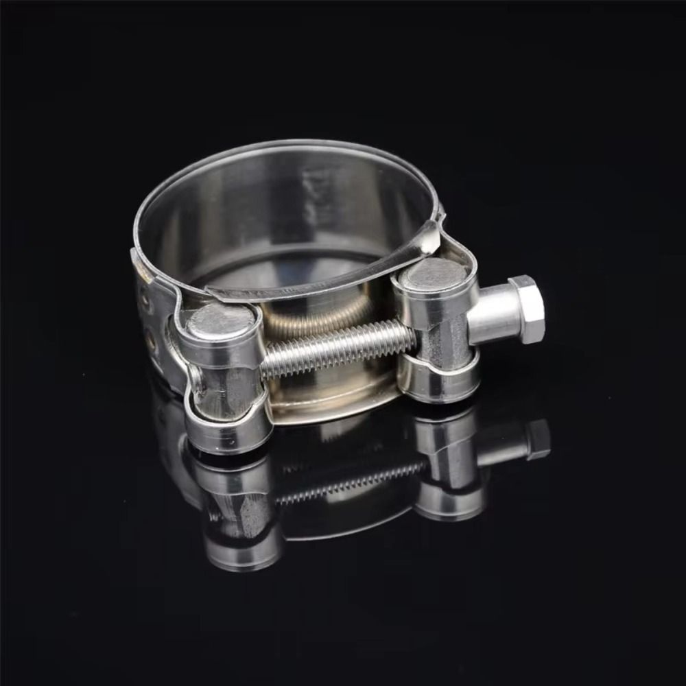 Powerful Tube Clamps 304 Stainless Steel Exhaust Air Sealing New Pipe Clip