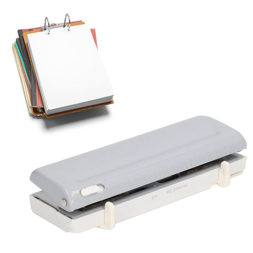 Adjustable Center Spacing Adjustable Paper Puncher For A4 A5 B6 A7 Paper Sizes