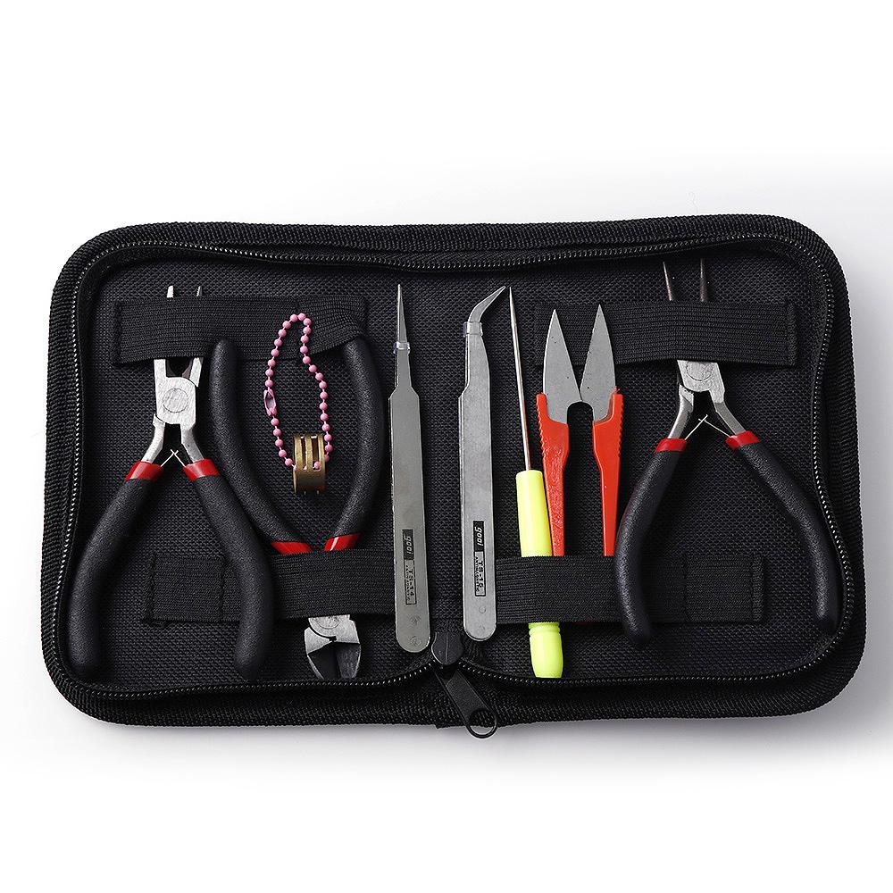 8/9/10PCS/Set Jewelry Making Tools with Plies and Scissor Beading Tool Kit Cutting Pliers for DIY Tools Package Beaders Tweezers