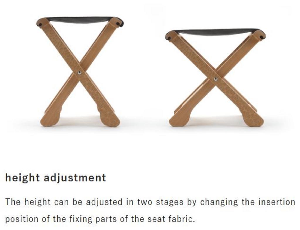 Jackall Skládací dřevěná stolička RGM, 320x420x100 mm, černá (7502)