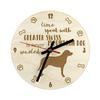 Great Swiss Mountain Dog, Greater Swiss Mountain Dog - Clock with Dog, Wooden Clock with Engraving, Personalised Clock by