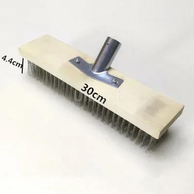 Grill Cleaning Brush BBQ tool Grill Brush 3 Stainless Steel Brushes In 1 Provides Effortless Cleanin pizza furnace stove brush
