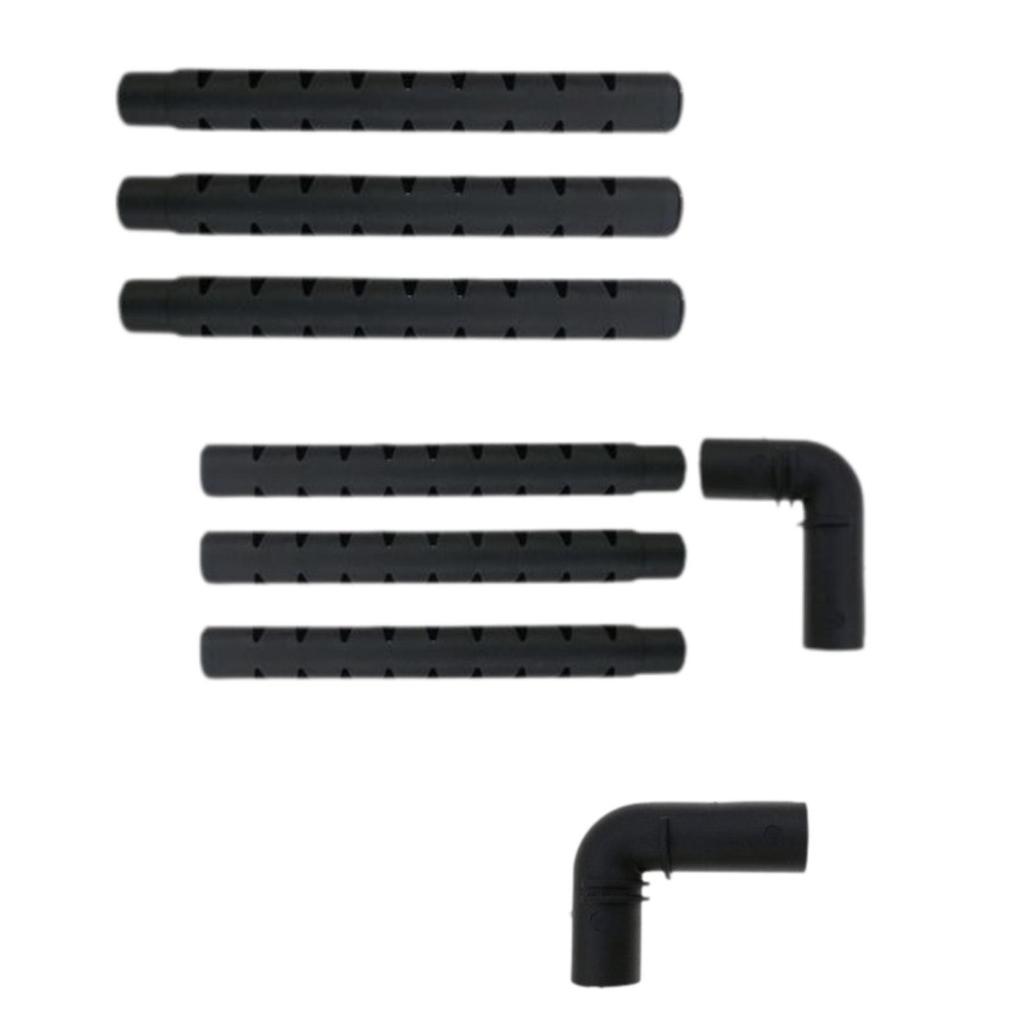 ABS Plastic Aquarium Canister Filter Inlet Tube Multi-part Rainfall Accessory for Fish Tank External Filtration Pump Fitting