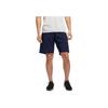 Adidas Solid Color Logo Print Casual Sports Running Training Shorts Men Shorts Blue DU3309