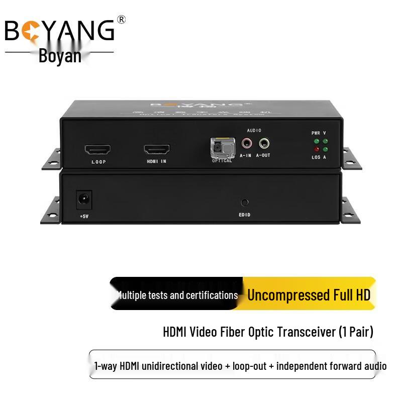 Boyang HDMI & Multi-Service Glasfaser-Transceiver