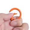 2/5/10Pcs Alloy Spray Painted Open Ring Spring Buckle Clasps For Key Bag Accessories