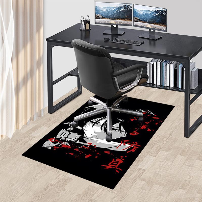 1PC Alfombra de Piso Antideslizante Extra Grande Swordfighter Blood, Oficina, familia, dormitorio, Estudio Alfombra de Área Grande Alfombras de Interior
