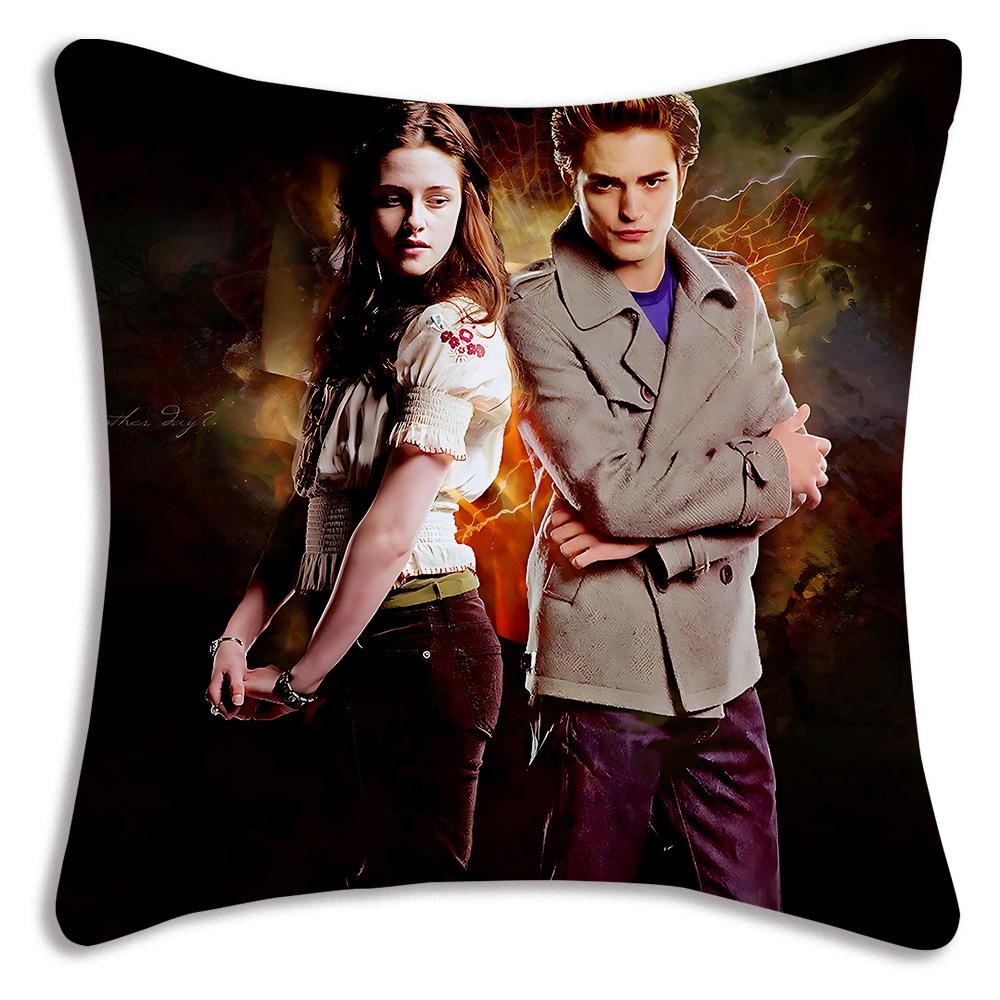 Classic Movie For Twilights Pillow Covers Cartoon Sofa Decorative Home Double-sided Printing Short Plush Cute Cushion Cover