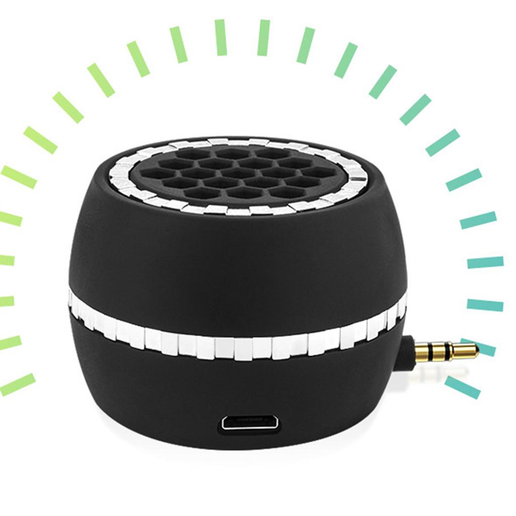 Portable Mini Speaker Sound Box Type C 3.5mm Plug Mobile Phone Amplifier External Wireless Speaker for Smartphone Tablet