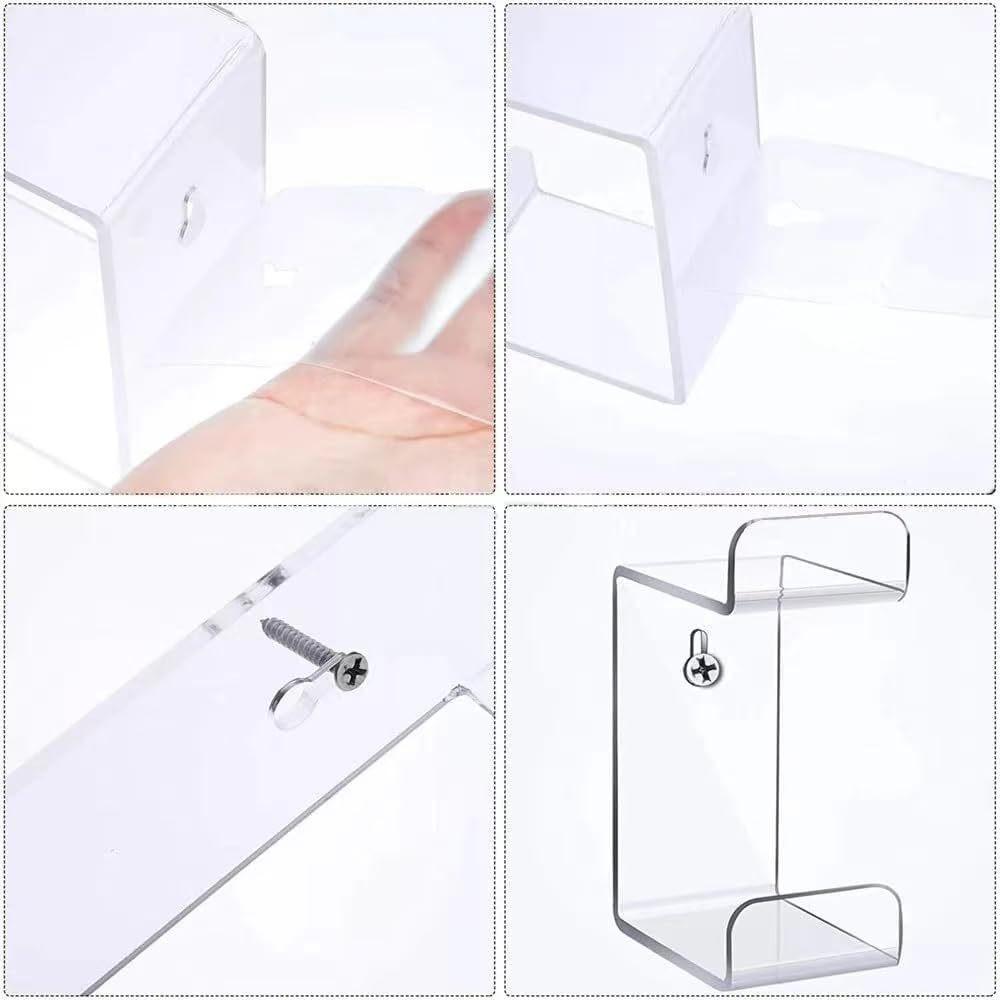 Transparent Acrylic Wall Mounted Controller Headphone Display Stand Video Game Controller Stand Game Controller Bracket