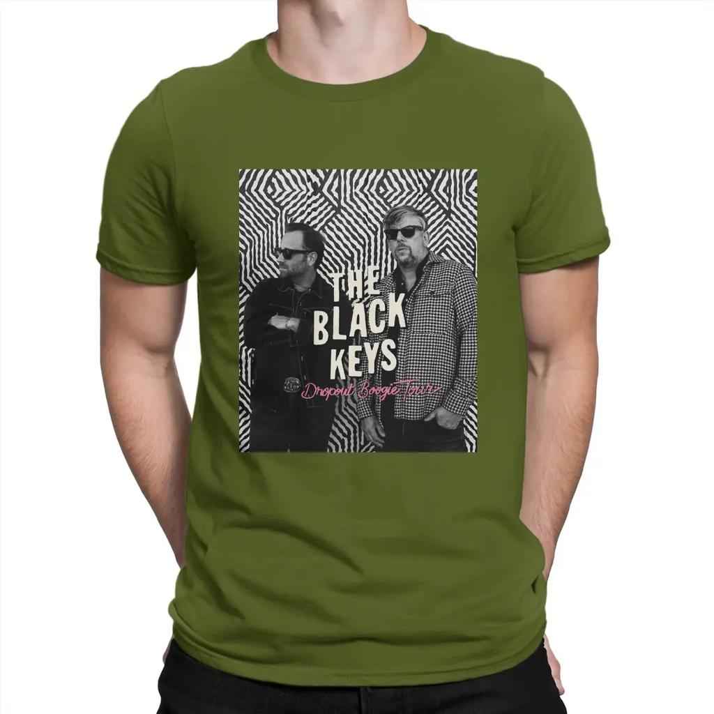 The Black Keys Creative TShirt for Member Round Neck Basic T Shirt Personalize Birthday Gifts OutdoorWear Unisex