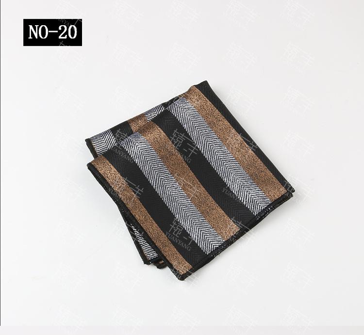 Men'S Handkerchief Square Towel Polyester Cashew Flower Suit Pocket Towel Dress Square Towel