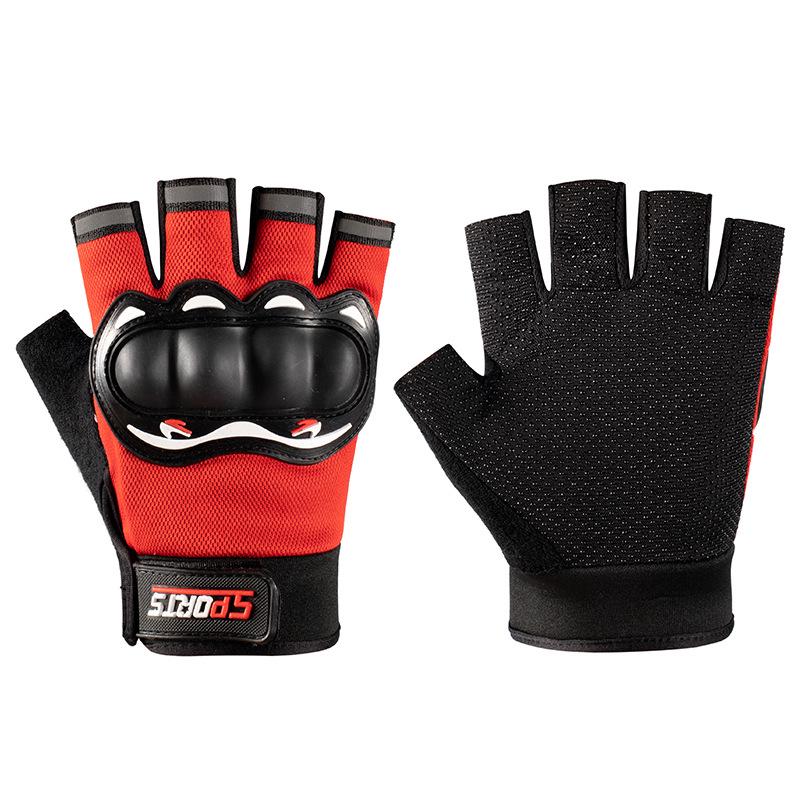 Unisex Full Finger Touch Screen Non-Slip Hard Shell Outdoor Cycling and Motorcycle Gloves