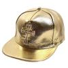 Big Size Crocodile Leatherpattern Baseball Cap Unisex Adjustable Trend Hip Hop Style Cross Skull Flat Brim Duck Tongue Hat