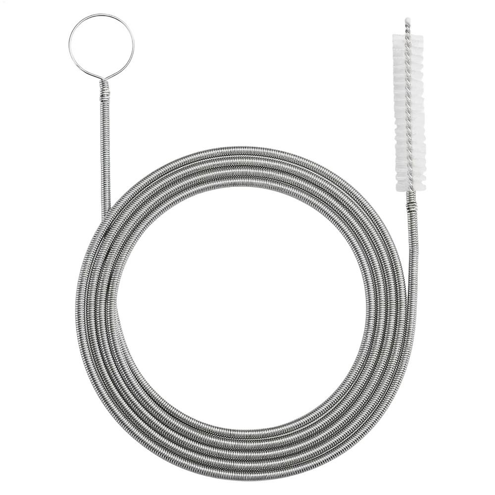 

Pipe Cleaning Brush 59Inch Hose Cleaning Brush Automotive Care Accessories Sunroof Scrubber for Laundry Kitchen Bathroom Sink белый