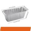 30/50Pcs Heavy Duty Grease Tray Liner Aluminum Drip Pans Disposable Aluminum Foil Box  Kitchen Prep