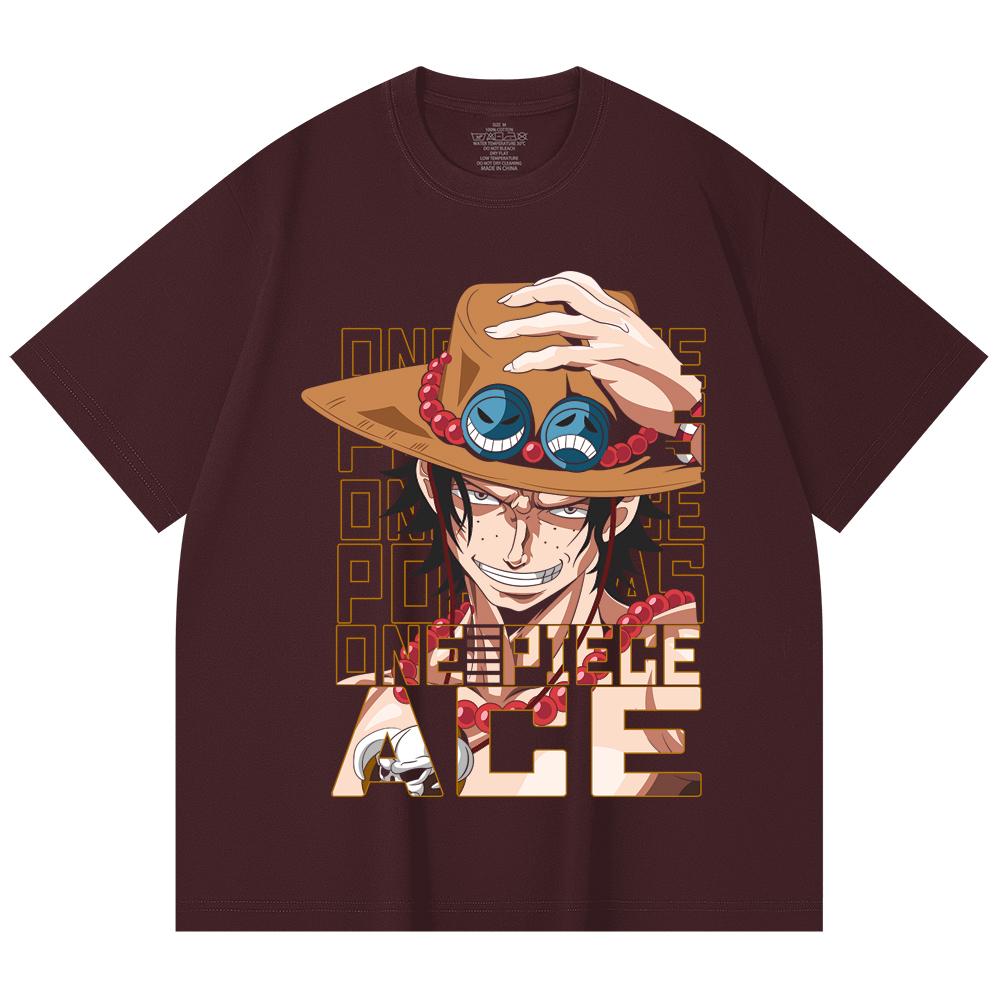 

230 Gsm 100% Cotton One Piece V60 Ace Print Unisex Heavy Cotton T Shirt 2XL