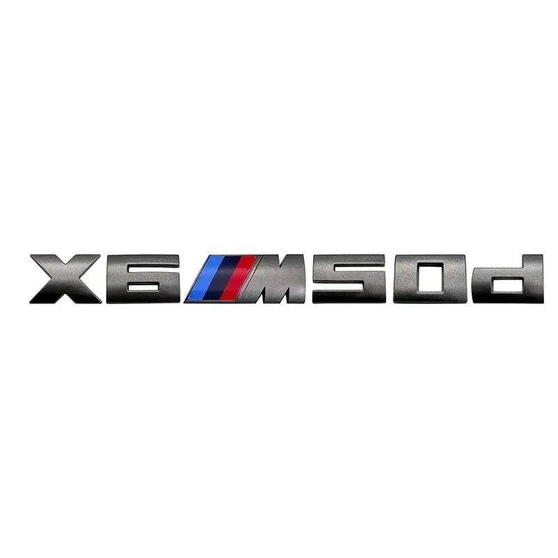 7.3cm pentru literă logo M autocolant emblemă portbagaj Pentru BMW X3 M40D 40I X4 M40D X5 M50D 50I X6 M50D 50I X7 M50D 50I Accesorii ut2