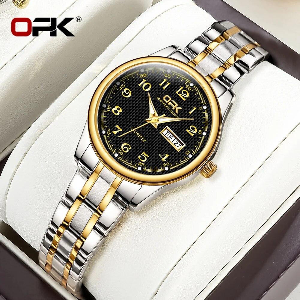OPK8110 Women's Watch Quartz Watch with Week Calendar Function Digital Scale