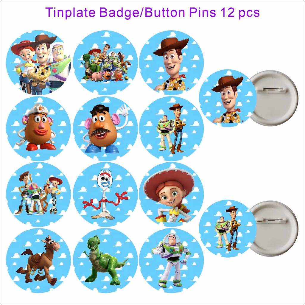 Toy Story Birthday Party Decoration Tableware Set for Baby Shower Or Any Celebration Includes Cups Plates Balloons - Christmas D