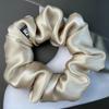 100% Seta di Gelso Elastici per Capelli Elastici per Capelli Elastici Grandi Corde Elastiche Portacoda di Cavallo per Donne Ragazze 19 Momme