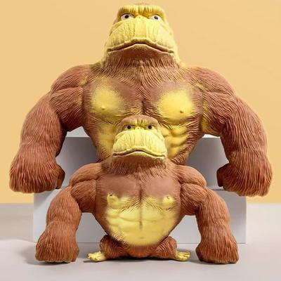 Giocattolo Gorilla - Giocattolo Antistress a Rimbalzo Lento da Spremere e Impastare per Sfogo