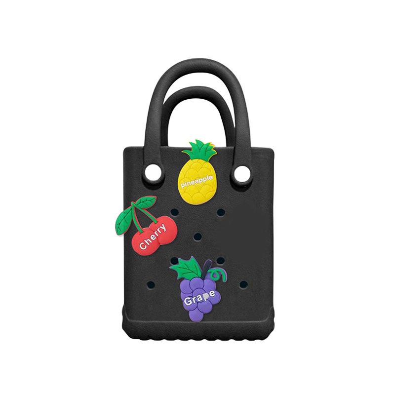 Eva Beach Bag Accessories Cute Fruit Pattern Diy Bags Shoes Decoration