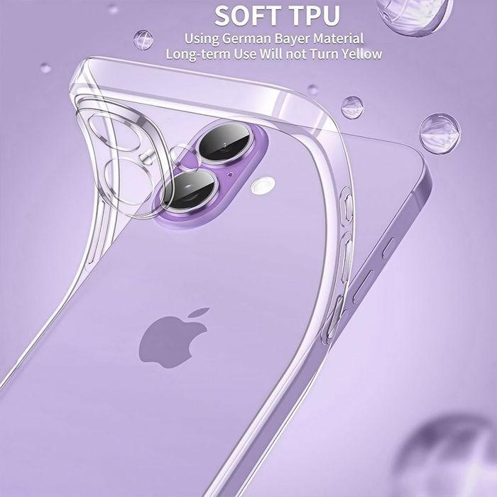 Coque de protection - BOOLING - iPhone 17 - Silicone Transparent - Antidérapante - Souple