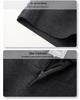 Women's Gray Woolen Straight-Leg Pants & A-Line Booty Shorts - Slimming, Autumn/Winter 2024 Collection
