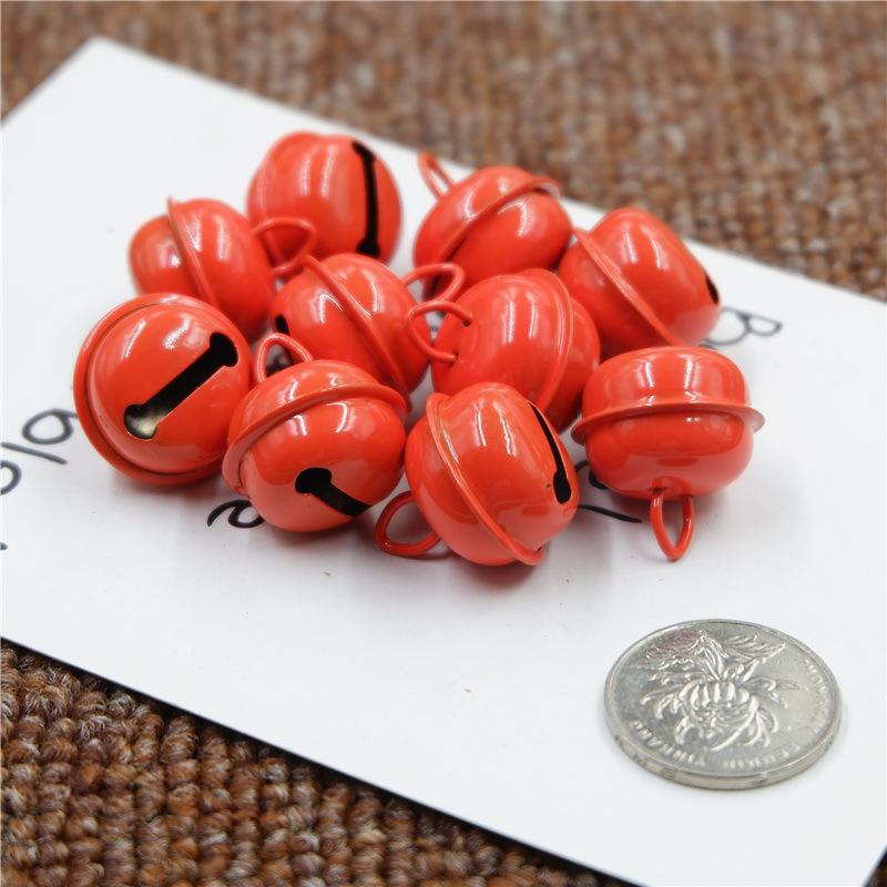 22Mm Bonbonfarbene Hundeglocken Klein Weihnachtsdekorationszubehör Haustierglocken Schlüsselanhänger Anhängerglocken